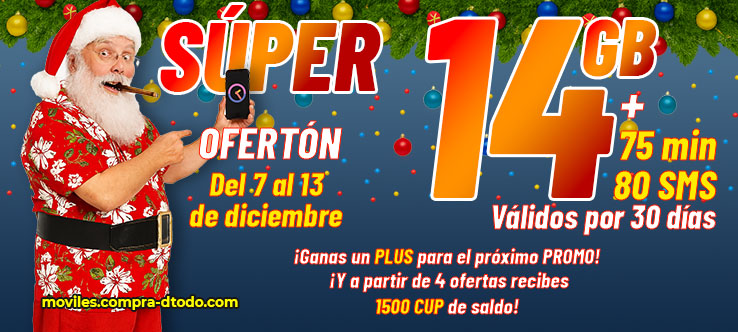 125 + bonificaciones de 14 GB+75 MIN+80 SMS. 125 + bonificaciones de 14 GB+75 MIN+80 SMS.